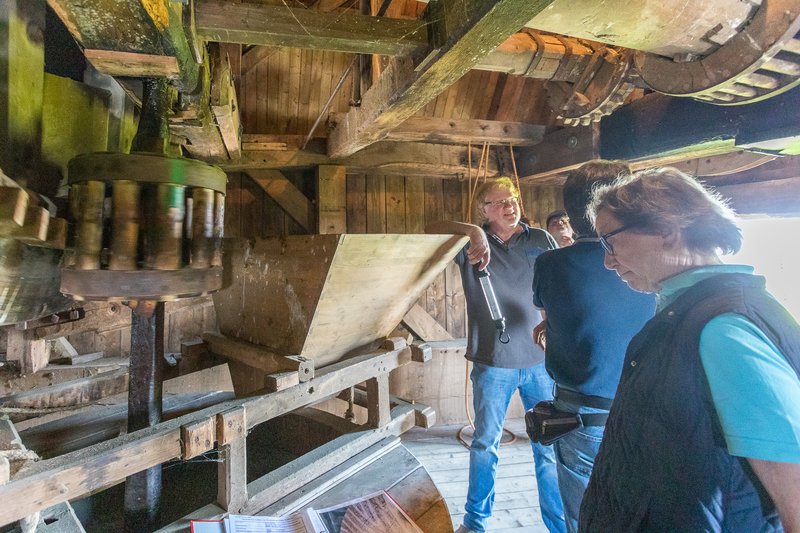 Guided tours of the Sorgensen post mill on 8 September (2)